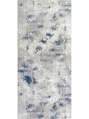 Delta Modern Gri Akrilik Kare Modern Desenli Akrilik Hav Vermeyen Leke Tutmayan Kolay Temizlenen Yumuşak Makine Salon Yolluk Mutfak Halı