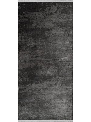 Rishikesh Modern Gri Akrilik Kare Modern Desenli Akrilik Hav Vermeyen Leke Tutmayan Kolay Temizlenen Yumuşak Makine Salon Yolluk Mutfak Halı