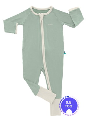 KidZee Uyku Tulumu 0.5 TOG Sage Sleeved Zee-Suit