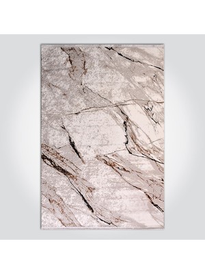 Kahverengi Modern Etnik Desenli Hav Vermeyen Leke Tutmayan Kolay Temizlenen Yumuşak Makine Salon Yolluk Mutfak Halı