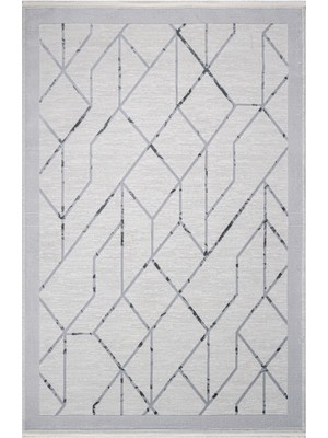 Hali.Net 160x230 cm Gri Evrensel İskandinav Modern Nordik Halı | Salon Yatak Odası Halısı | Hav Vermez Leke Tutmaz | EVRENSEL-A0301