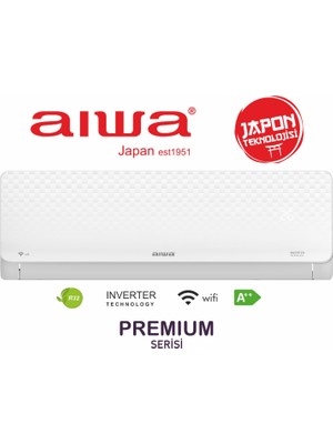 Aiwa Premium Serisi 12000 Btu A++ Wifi Özellikli Duvar Tipi Split Klima