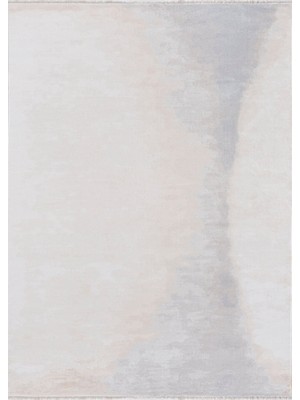 Anvita Modern Gri Viskon Dikdörtgen Modern Desenli Akrilik Hav Vermeyen Leke Tutmayan Kolay Temizlenen Yumuşak Makine Salon Yolluk Mutfak Halı