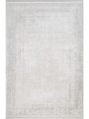 Hali.Net 80x150 cm Krem Halı | Salon Mutfak Halısı | Hav Vermez Leke Tutmaz | 4047A-KREM