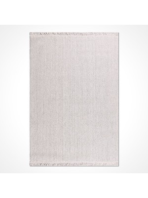 Beyaz Düz Etnik Modern Desenli Hav Vermeyen Leke Tutmayan Kolay Temizlenen Yumuşak Makine Salon Yolluk Mutfak Halı