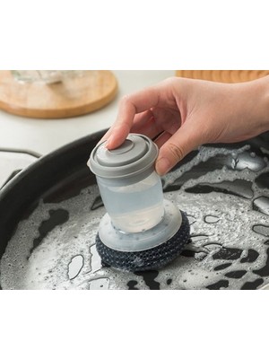 Ttt Deterjan Hazneli Telli Bulaşık Fırçası