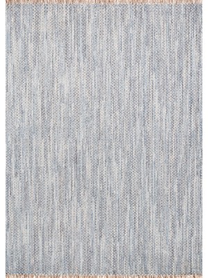 Hali.Net 80x150 cm Mavi Halı | Salon Mutfak Halısı | Hav Vermez Leke Tutmaz | AZURA-AZR03