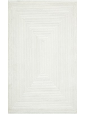 Ob Gri Modern Etnik Desenli Pamuk Hav Vermeyen Leke Tutmayan Kolay Temizlenen Yumuşak Makine Salon Yolluk Mutfak Halı