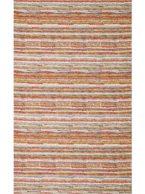 Hali.Net 80x300 cm Eko Çok Renkli Bohem Çizgili Halı | Mutfak Yolluk Halısı | Hav Vermez Leke Tutmaz | Hav Vermez Leke Tutmaz