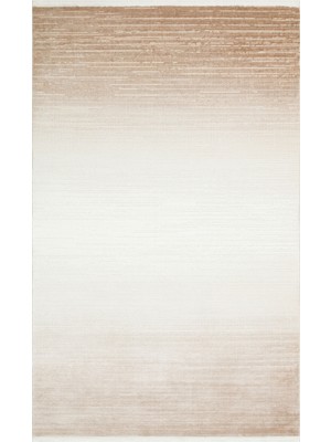 Zambezi Vizon Modern Etnik Desenli Pamuk Hav Vermeyen Leke Tutmayan Kolay Temizlenen Yumuşak Makine Salon Yolluk Mutfak Halı