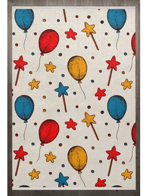  Figürlü Bej Pamuk Kare Modern Desenli Pamuk Makinada Yıkanabilir Hav Toz Vermez Leke Tutmayan Kaymaz Taban Dijital Makine Baskı Salon Yolluk Mutfak Halı