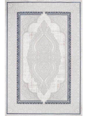  Klasik Gri Pamuk Kare Modern Desenli Pamuk Makinada Yıkanabilir Hav Toz Vermez Leke Tutmayan Kaymaz Taban Dijital Makine Baskı Salon Yolluk Mutfak Halı