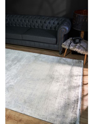 Bespoky 120x180 cm Gri Yıkanabilir Halı | Yatak Odası Çocuk Odası Halısı | Leke Tutmayan, Kaymaz | 1161-GRİ