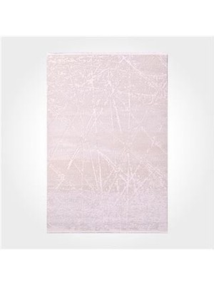 Annie Modern Krem Yün Kare Modern Desenli Akrilik Hav Vermeyen Leke Tutmayan Kolay Temizlenen Yumuşak Makine Salon Yolluk Mutfak Halı