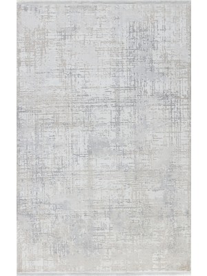 Bespoky 80x150 cm Gri Yıkanabilir Halı | Yatak Odası Mutfak Halısı | Leke Tutmayan, Kaymaz | 6232-GRİ