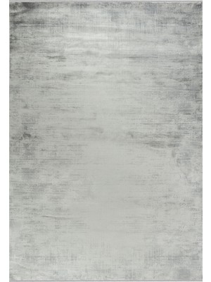 Tayden Modern Gri Viskon Dikdörtgen Modern Desenli Akrilik Hav Vermeyen Leke Tutmayan Kolay Temizlenen Yumuşak Makine Salon Yolluk Mutfak Halı