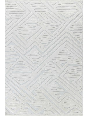 Bespoky 80x150 cm Krem Yıkanabilir Halı | Yatak Odası Mutfak Halısı | Leke Tutmayan, Kaymaz | 4221-KREM