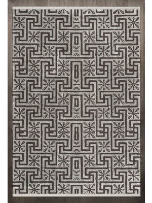 Hali.Net 80x200 cm Kahverengi Scandinavian İskandinav Pamuk Yıkanabilir Modern Halı | Balkon Halısı Mutfak Koridor Halı | Leke Tutmaz Hipoalerjenik | F_SCANDİNAVİAN-8018