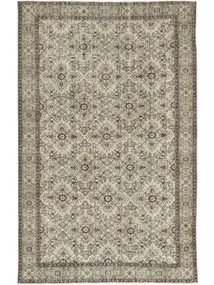 Brunn Kırmızı Göbekli Tensel Modern Desenli Yün Hav Toz Vermez Leke Tutmayan Salon Yolluk Mutfak El Dokuma Halı