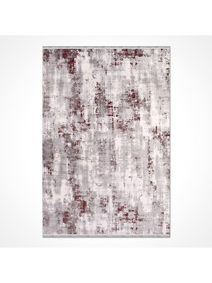 Keira Modern Gri Akrilik Dikdörtgen Modern Desenli Akrilik Hav Vermeyen Leke Tutmayan Kolay Temizlenen Yumuşak Makine Salon Yolluk Mutfak Halı