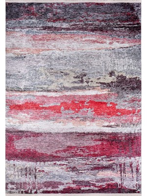 Hali.Net 80x150 cm Antrasit Dijital Baskı Etnik Patchwork Halı | Mutfak Balkon Salon Halısı | Hav Vermez Hipoalerjenik | HALN-HLN143