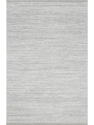 Mitali Modern Gri Polyester Kare Modern Desenli Akrilik Hav Vermeyen Leke Tutmayan Kolay Temizlenen Yumuşak Makine Salon Yolluk Mutfak Halı