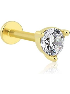 Xl Üç Tırnaklı Tektaş Tragus Piercing