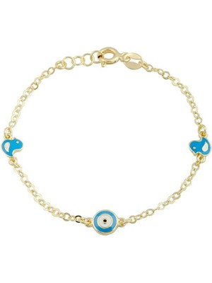 Mavi Civcivli Çocuk Bilekliği