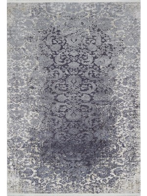 Hali.Net 80x150 cm Gri Dijital Baskı Etnik Patchwork Halı | Mutfak Balkon Salon Halısı | Hav Vermez Hipoalerjenik | HALN-HLN1854