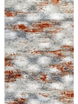 Hali.Net 100x150 cm Turuncu Karamel Modern Lüks Halı | Mutfak Balkon Salon Halısı | Hav Vermez Leke Tutmaz | KRM_SOFT-1903