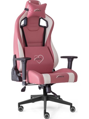 Xdrive Akdeniz Profesyonel Oyuncu Koltuğu Pembe/beyaz