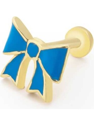 Fiyonk Model Mavi Mineli Tragus Piercing