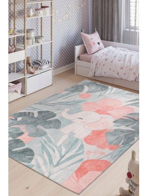 Hali.Net 150x150 cm Mavi Halı | Salon Yatak Odası Halısı | Hav Vermez Leke Tutmaz | FL60-KARE