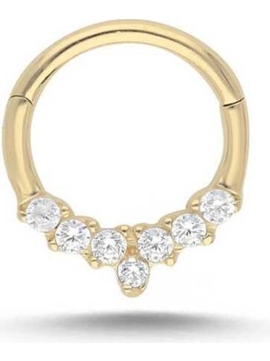 Mini Taşlı Helix Piercing