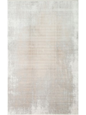 Memphis Modern Krem Viskon Dikdörtgen Modern Desenli Akrilik Hav Vermeyen Leke Tutmayan Kolay Temizlenen Yumuşak Makine Salon Yolluk Mutfak Halı