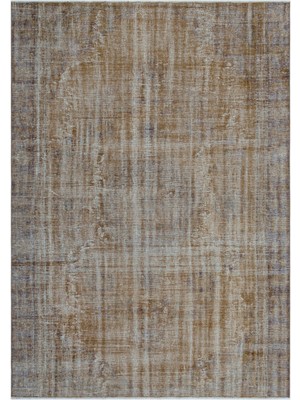 Atina Mavi Eskitme Yün Modern Desenli Yün Hav Toz Vermez Leke Tutmayan Salon Yolluk Mutfak El Dokuma Halı