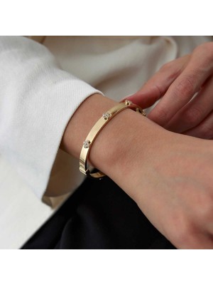 Düz Çiçekli Kelepçe