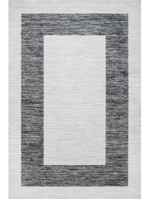 Hali.Net 80x150 cm Antrasit Pamuk Yıkanabilir Etnik Stone Halı | Mutfak Balkon Salon Halısı | Leke Tutmaz Hipoalerjenik Çabuk Kuru | CREA_STONE-17113