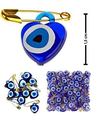 Nazar Boncuklu Çengelli Iğne 25 Adet