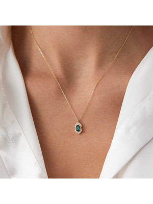 Grace Renkli Taşlı Kolye