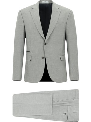 Kiğılı 6 Drop Regular Fit Standart Kesim Likralı Fermuar Cepli Takım Elbise