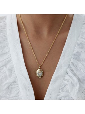 Small Anka Kuşu Kapaklı Kolye