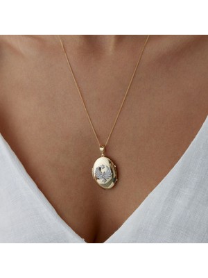 Gurmet Zincirli Anka Kuşu Kapaklı Kolye