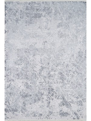 Nukus Gri Modern Etnik Desenli Makinada Yıkanabilir Hav Toz Vermez Leke Tutmayan Kaymaz Taban Dijital Makine Baskı Salon Yolluk Mutfak Halı