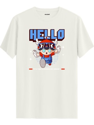 Anime Tarzı Eğlenceli Karakter Tasarımlı %100 Pamuk Premium Kumaş T-Shirt