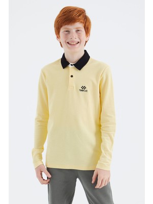 Tommy Life Sarı Polo Yaka Basic Erkek Çocuk T-Shirt - 11171