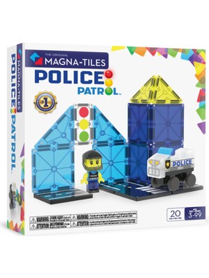 Magna-Tiles Magna-Tıles® - Police Patrol - 20 Parça