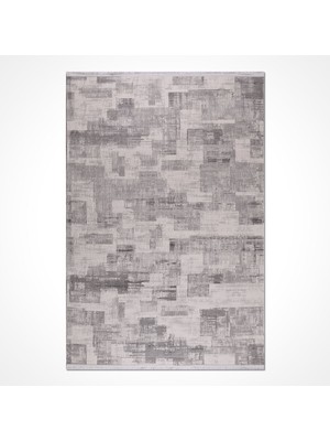  Modern Gri Akrilik Dikdörtgen Modern Desenli Akrilik Hav Vermeyen Leke Tutmayan Kolay Temizlenen Yumuşak Makine Salon Yolluk Mutfak Halı