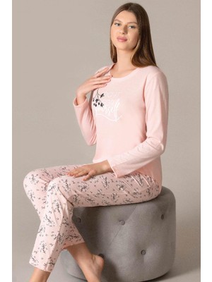 Uzun Kol Pijama Takımı Viskon Alperi 790-37