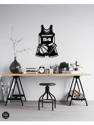 Kişiye Özel Basketbol Forması Metal Duvar Tablosu